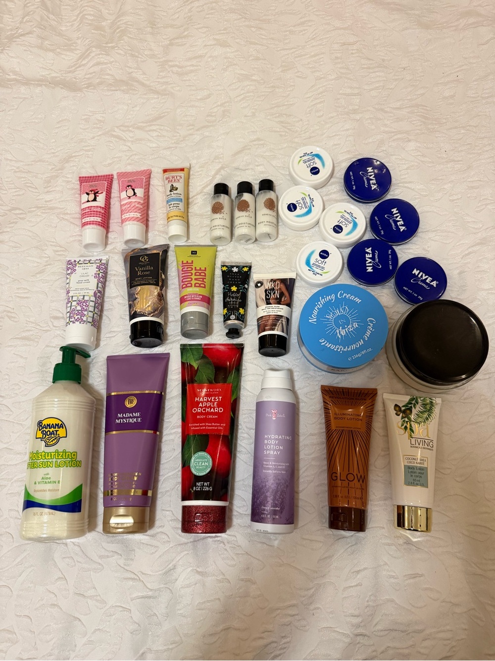 Huge lot of Brand New Body lotions & hand creams